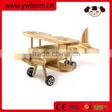 wood decoration cheap airplane figurines