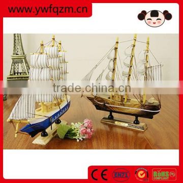 Wholesale fancy decorative wooden boat models