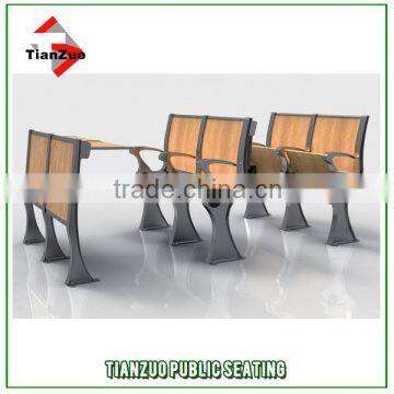 New Design Aluminum Frame wooden student chair