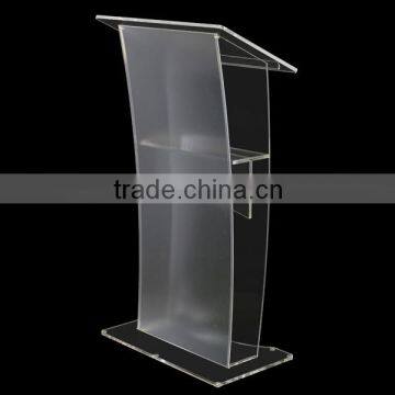 2016 best seller cheap price modern design clear acrylic lectern