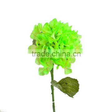 2016 Most Hot Selling Green Real Touch Wedding Flower Artificial Hydrangea