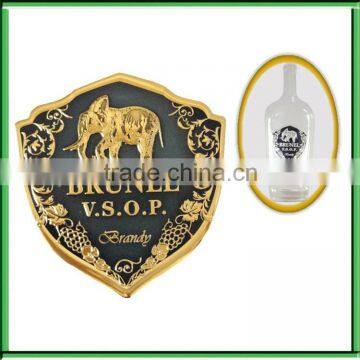 Design Wine Bottle Metal Label photo-6