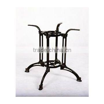 Fashion Black Cast Iron Round Tube Table Base