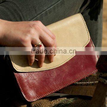 Real Leather Clutch Hand Made Shoulder Bag's For Girls in Multi color