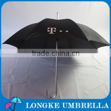 24" promotional umbrella black color aluminum umbrella for advertsing