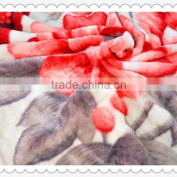 new 2014 bed sheet raschel blanket