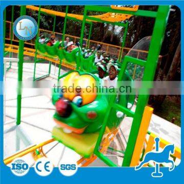 Electrical Design Track Train Mini Worm Roller Coaster Wacky for Sale