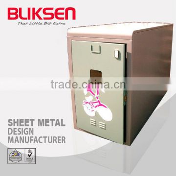 OEM ODM sheet metal enclosure/cabinet with battery compartment