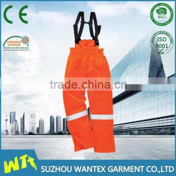 Wholesale custom waterproof refective orange high visibility suspenders for men