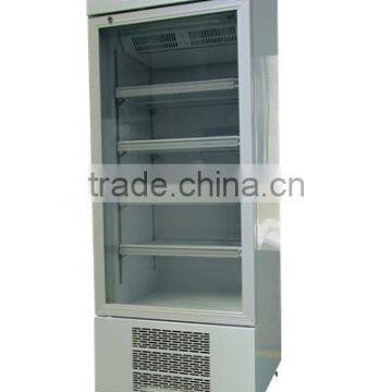 260L Pharmacy Hospital Single Temperature Glass Door Medical Storage Refrigerator photo-3