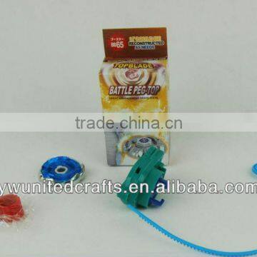 Custom High Quality Promotional Best Selling Kids Toy Plastic Whipping Top Plastic Peg-top Promotional Toy Spinning Top