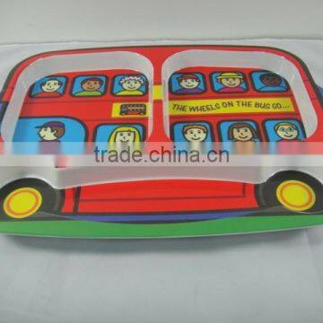 melamine kids food tray