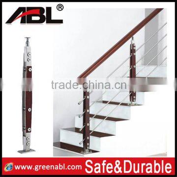 HOT Sale ABLinox Wood and Stainless Steel Stairs Railing photo-4