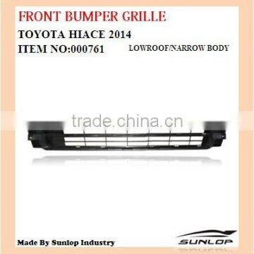 hiace auto parts front bumper narrow body for toyota hiace 2014 commuter 2KD