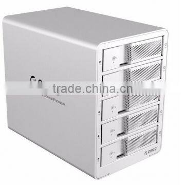 5-bay 3.5'' Tool Free USB3.0 SATA HDD External Enclosure 9558U3 photo-2