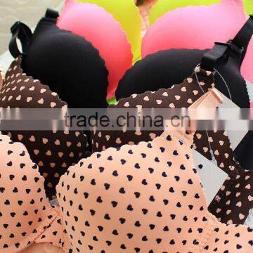 Hot selling 2015 sexy bra and panty new design under bar set