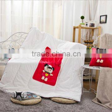 2015 new style cushion & quilt 100% cotton quilt cute style Super Panda