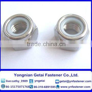 galvanized din985 nylon lock nut