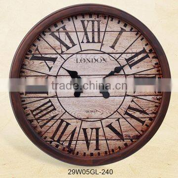 Quartz Wall wooden clock,promotion clock,pendulum wall clock