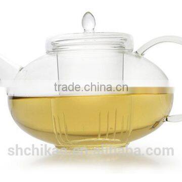 wholesale have teapot with spout Transparent glass teapot tea