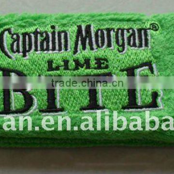 green cotton sweatband