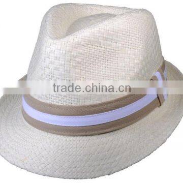 various of summer paper straw fedora hat