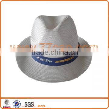 Fashion Promotional Foldable Crushable Woven Paper Mexican Straw Hats Farmers Straw Hats