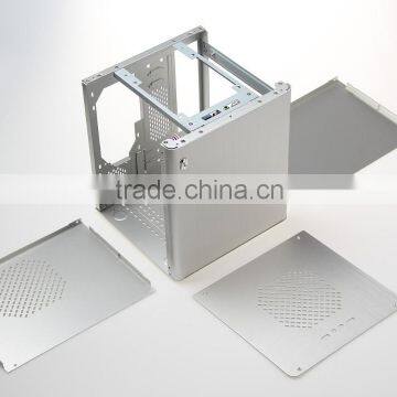 Realan Cube Aluminium Mini ITX Computer Case E-D3 (black Silver Red Gold) photo-4