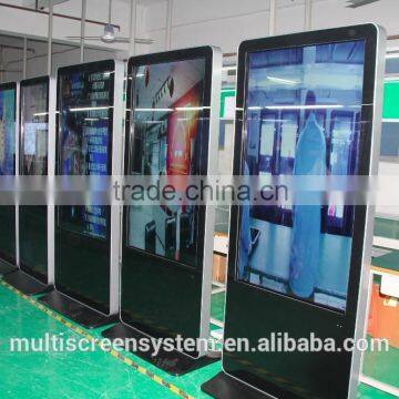 EKAA 46inch Coffee Shop Outdoor Floor Standing LCD LED Advertising Display Screen photo-3