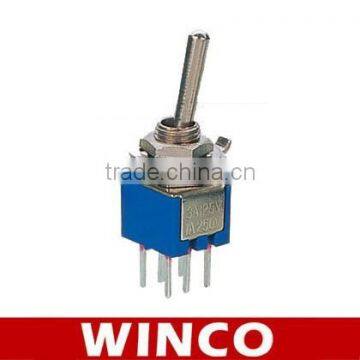 SMTS-202-A2 two way PC terminal ON-ON mini PC toggle switch