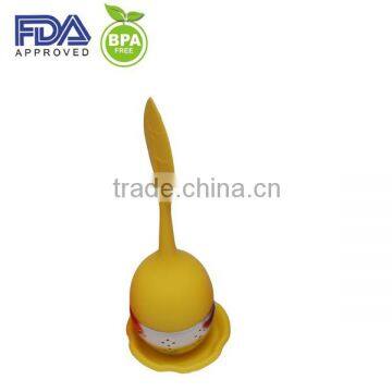 Cute Whale Tea Infuser Silicone Material, Small Whale Silicone Strainer, Silicone Whale Tea Bag photo-2