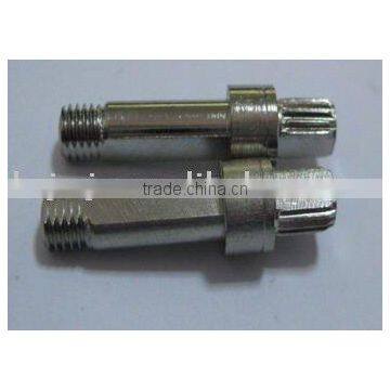 Lathe machined Aluminum shaft