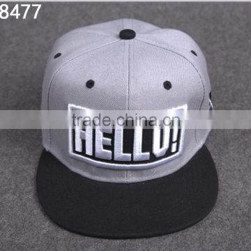 Fashion Custom Snapback Hats Embroidered Hip-hop Unisex Cap Wholesale