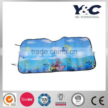 130*60cm car window sunshade with marine organism pattern