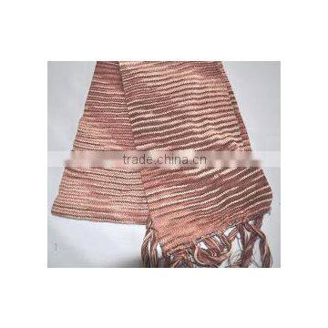 Cotton Scarf Hand Woven Double Weave photo-2