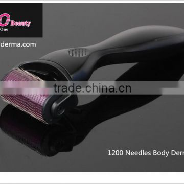 1200 stainless steel micro needle roller medical grade derma roller for body