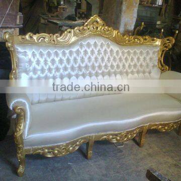 Royal white wedding sofa