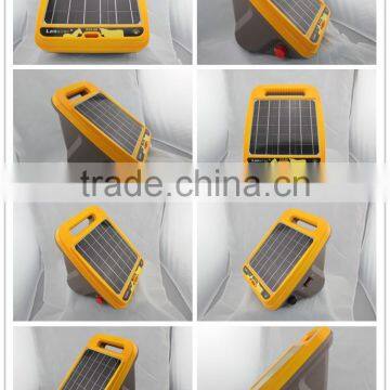 All-in-one!! Lanstar 5J energizer solar power livestock electric fence