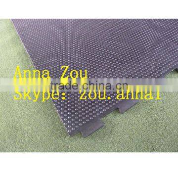 coiled rubber mat/cow rubber mat/anti slipe rubber mat