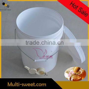 15 Liter White Plastic Honey Pail /Busket With Honey Gate