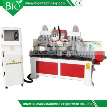 Wood engraving machine,6 heads cnc milling machine