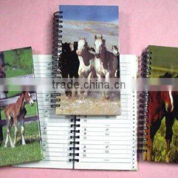 Address Book With Horse Design