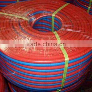 high quality 8.5mm 10mm pvc rubber Oxyen Acetylene green and red twin welding hose