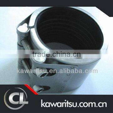 pipe clamp with rubber/cast aluminum pipe clamp