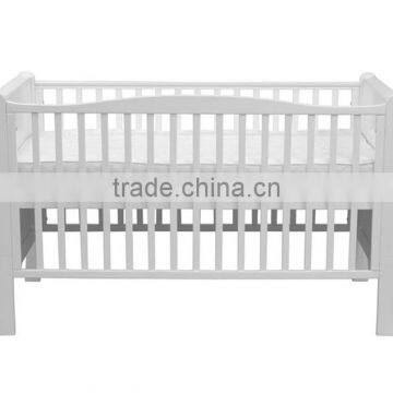 Luxury Solid Wood Baby Cot Bed Sleigh Cotbed Toddler Bed photo-5