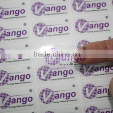 Scratch Proof Round Logo Sticker Transparent photo-3