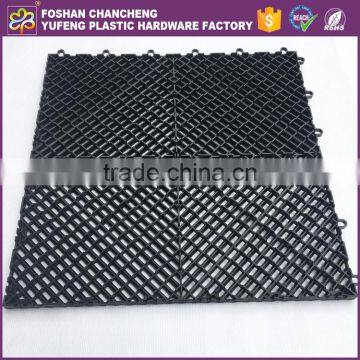 Anti-slip and Fluid Drainage Interlocking Plastic Floor Tiles for Store Rooms photo-4