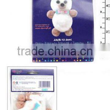 2014 NEW ARRIVAL TOY &HOBBIES POMPONS NOVELTY DIY BEAR PIG ANIMALS KEYCHAIN CRAFT TOYS