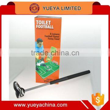 High Quality Kids Sport Outdoor Sport Toys, Toilet Bathroom Mini Football Mat Set Game Potty Putter Novelty Sitting WC Pan Footb