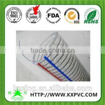 Customized 1/2Inch To 2Inch Clear PVC Steel Wire Reinforce Hose photo-2